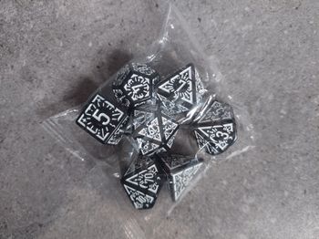 Lot de 7 dés polyedriques