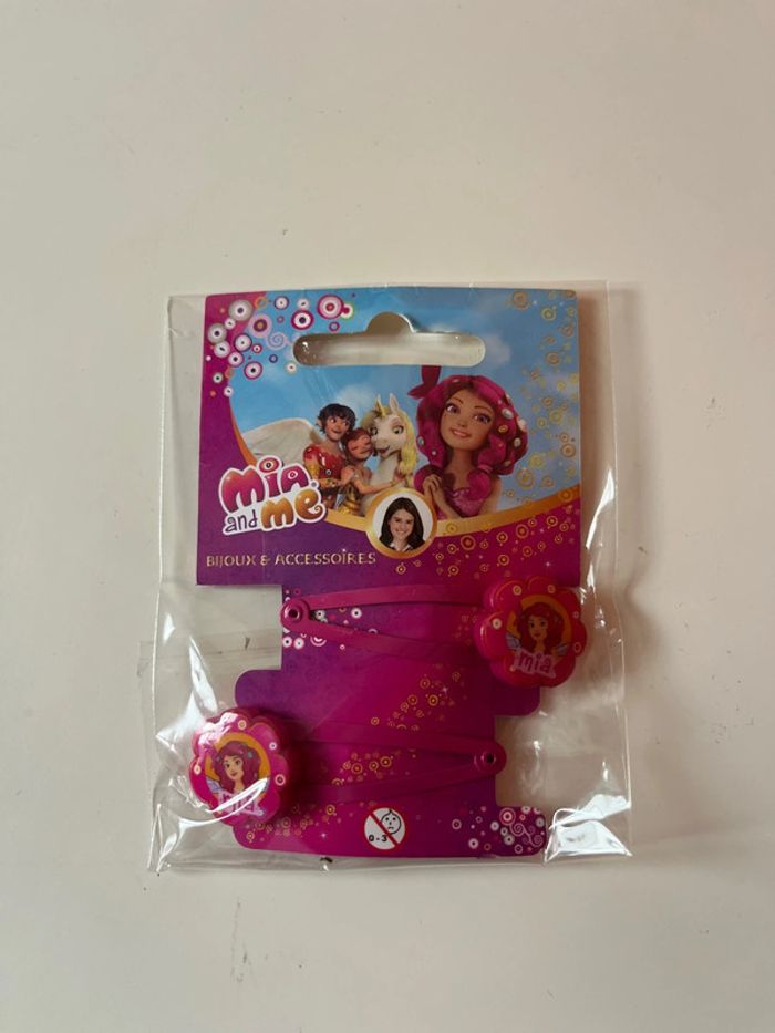 Barrettes cheveux Mia and me