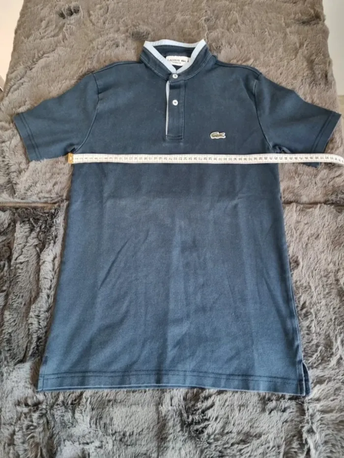 Polo Lacoste bleu marine, S Hommes - photo numéro 7