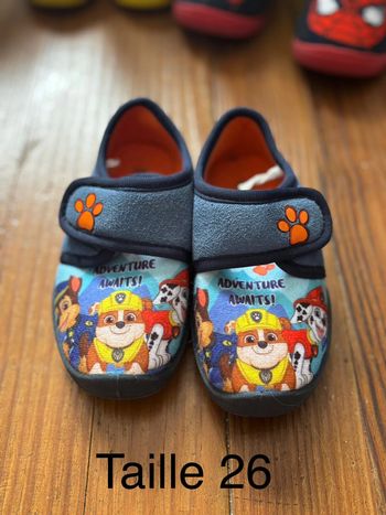 chaussons taille 26