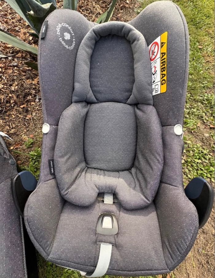 Trio poussette avec capote anti pluie - photo numéro 9