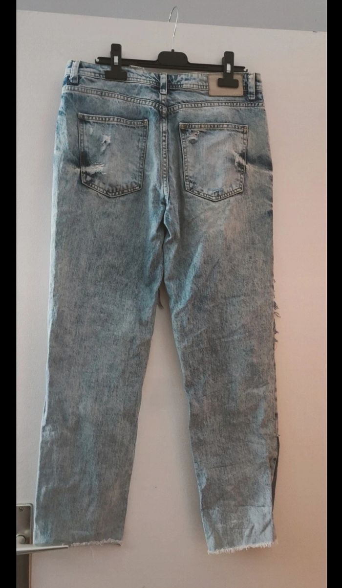 Jean Zara femme en 34  used troué - photo numéro 5