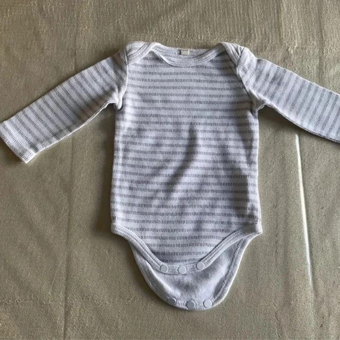 🍼 Body rayé manches longues bébé 🍼