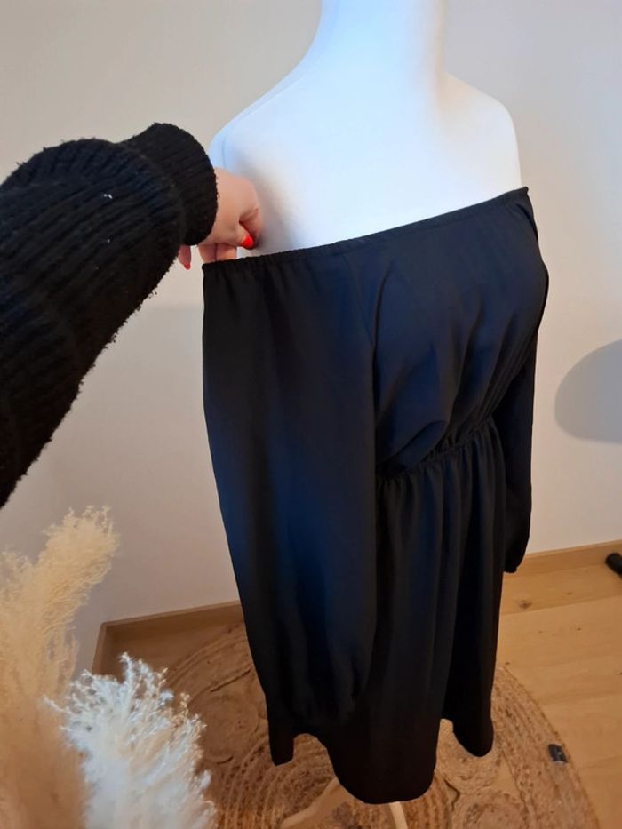 Petite robe noire fluide neuve Missguided taille S/M 36/38 - photo numéro 7