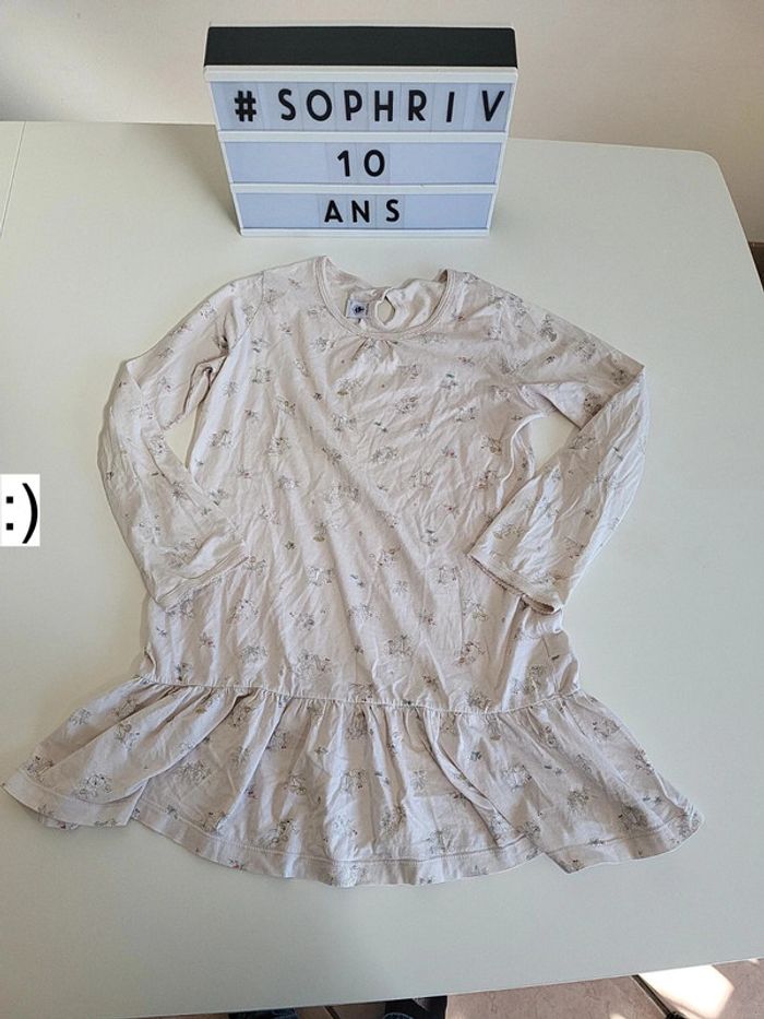 Chemise de nuit manches longues 10 ans - photo numéro 2