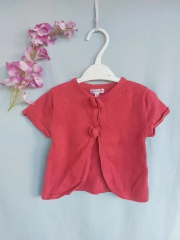 Gilet manches courtes Grain de Blé 18 mois