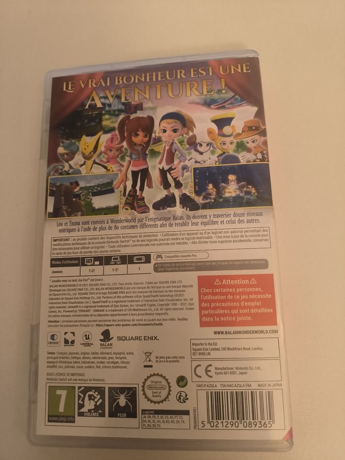Jeu Switch Balan Wonder World - photo numéro 2