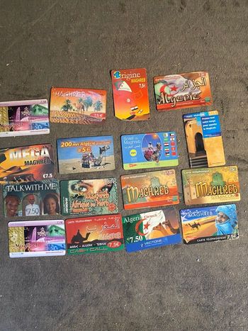 Collection de cartes téléphoniques anciennes 