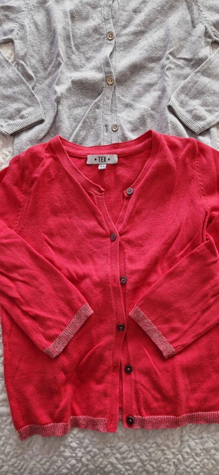 Lot de 2 gilets fille 4/5 ans - photo numéro 2