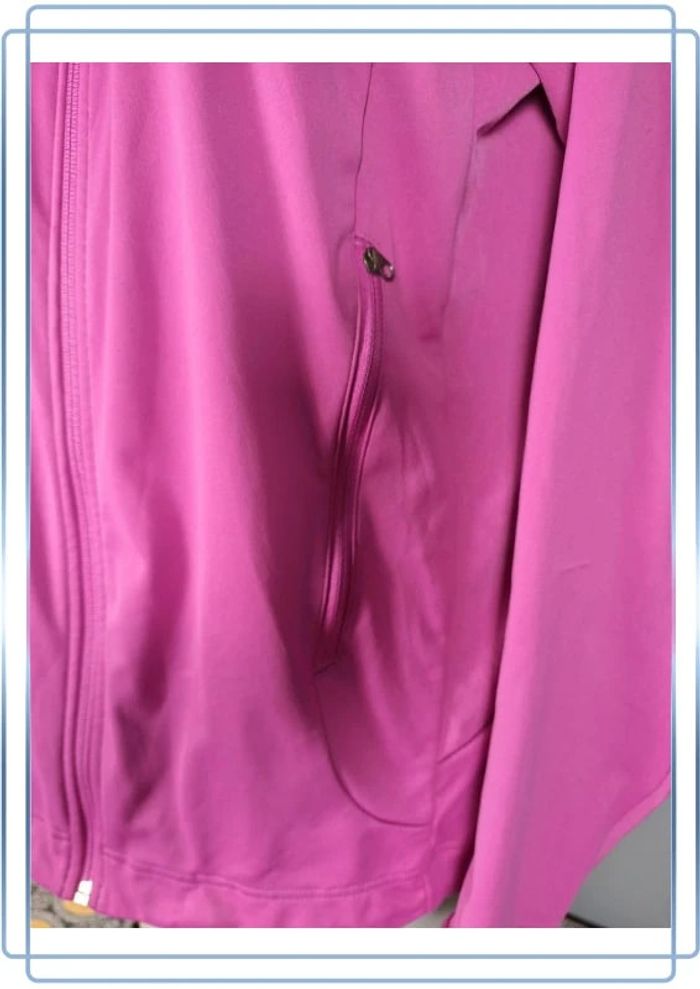 Veste full zip the north face femme violette taille Xl- summit series windstopper - photo numéro 5