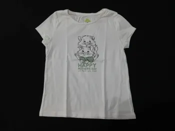 T-shirt blanc Disney Marie Aristochats 8 ans