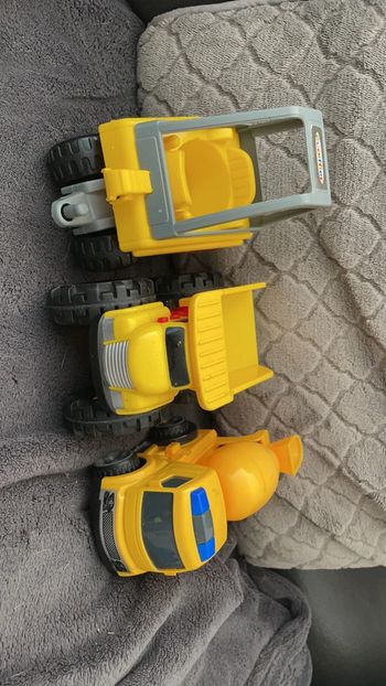 Lot de 2 voitures de chantiers