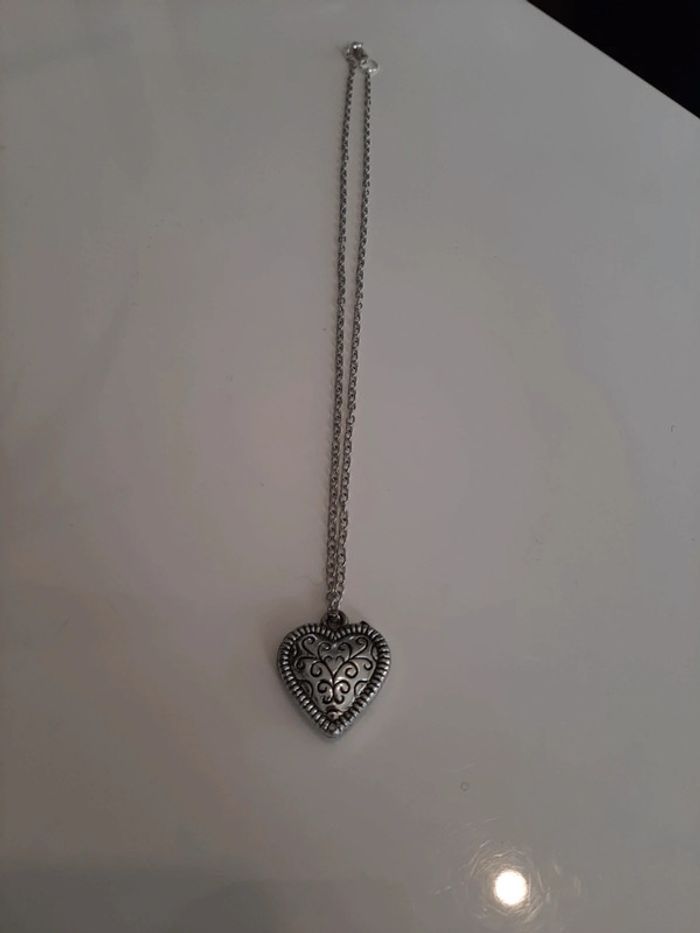 Pendentif coeur  + chaîne