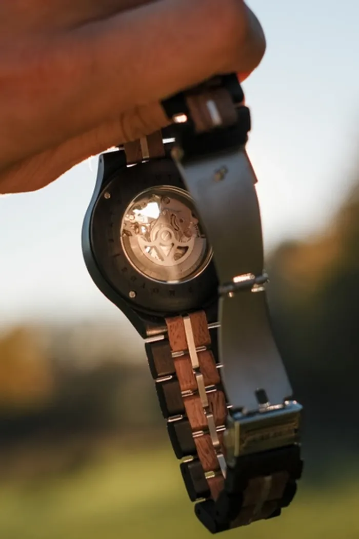 Montre Automatique Noyer Motus - photo numéro 8