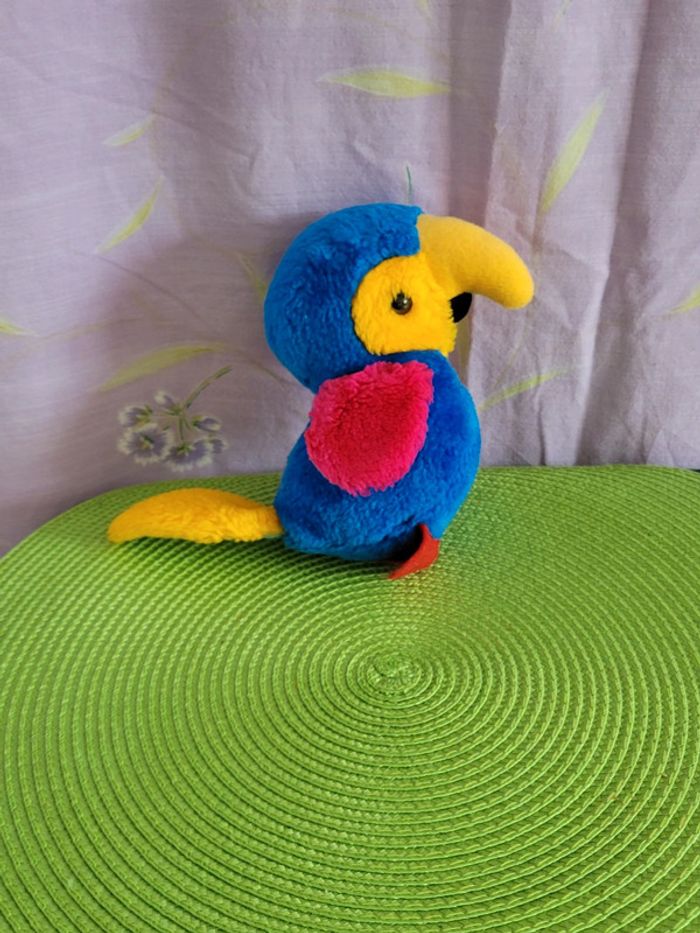 Peluche perroquet - photo numéro 2