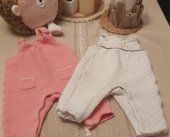 Lot de 2 combi pantalons 6 mois