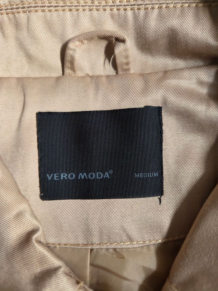 Trench-coat beige Vero Moda - Taille M (38) - photo numéro 3