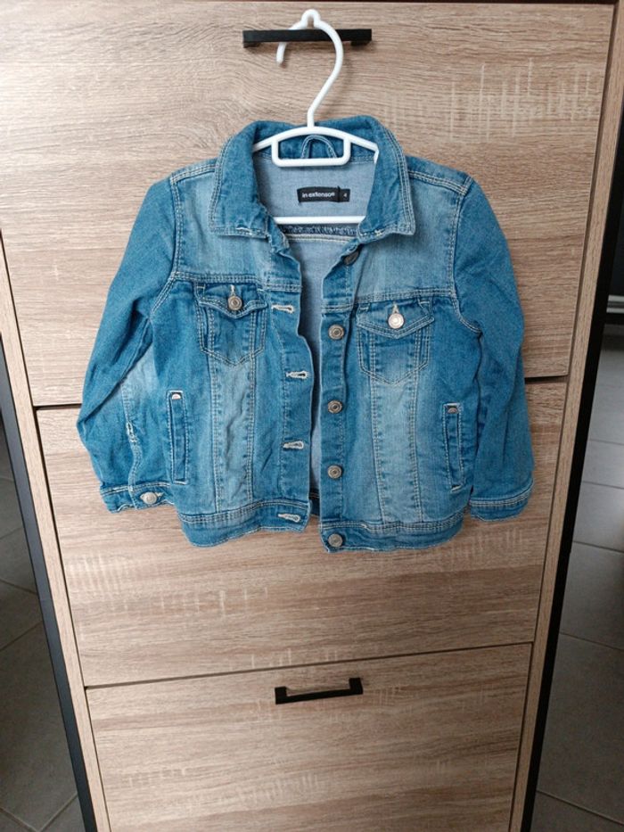 Veste en jean fille 4 ans