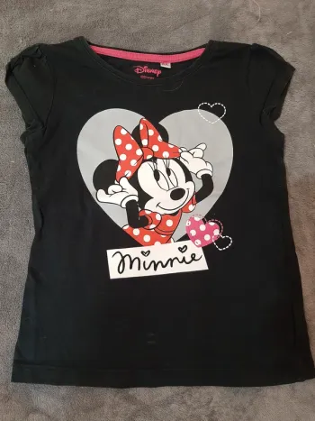 T-Shirt _Noir Minnie