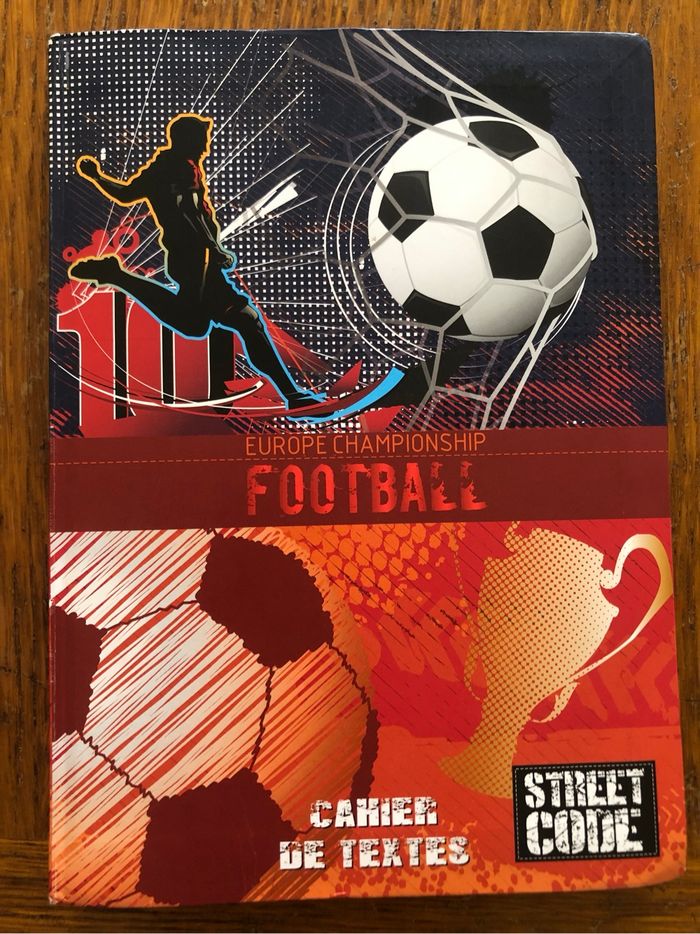 Cahier de texte Street code football