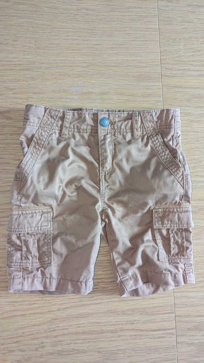 Short marron clair garçon 2- 3 ans
