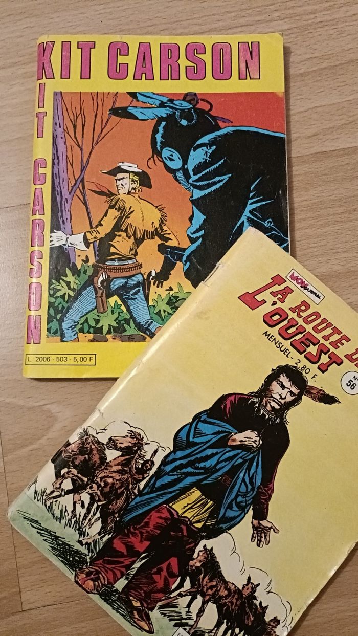4 mensuels BD vintage Swing - Mystère de l'ouest - Kit Carson - Feu - photo numéro 5