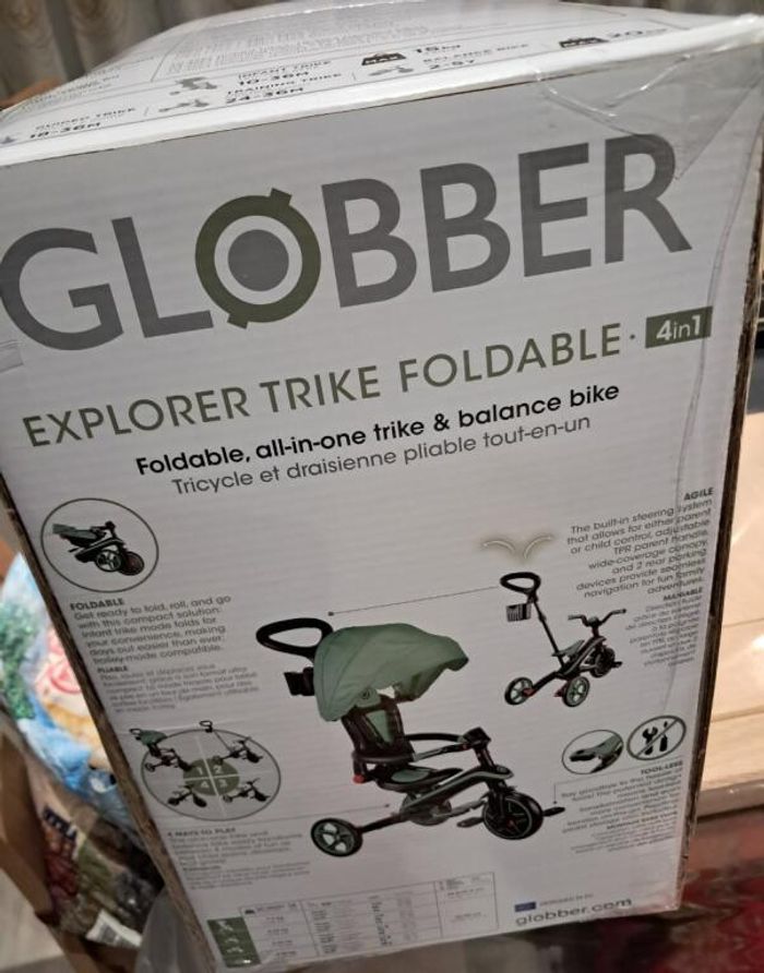 Tricycle pliable 4 en 1 explorer Globber - photo numéro 2