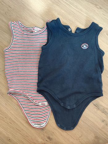 Lot de 3 body débardeur Verbaudet 9 mois