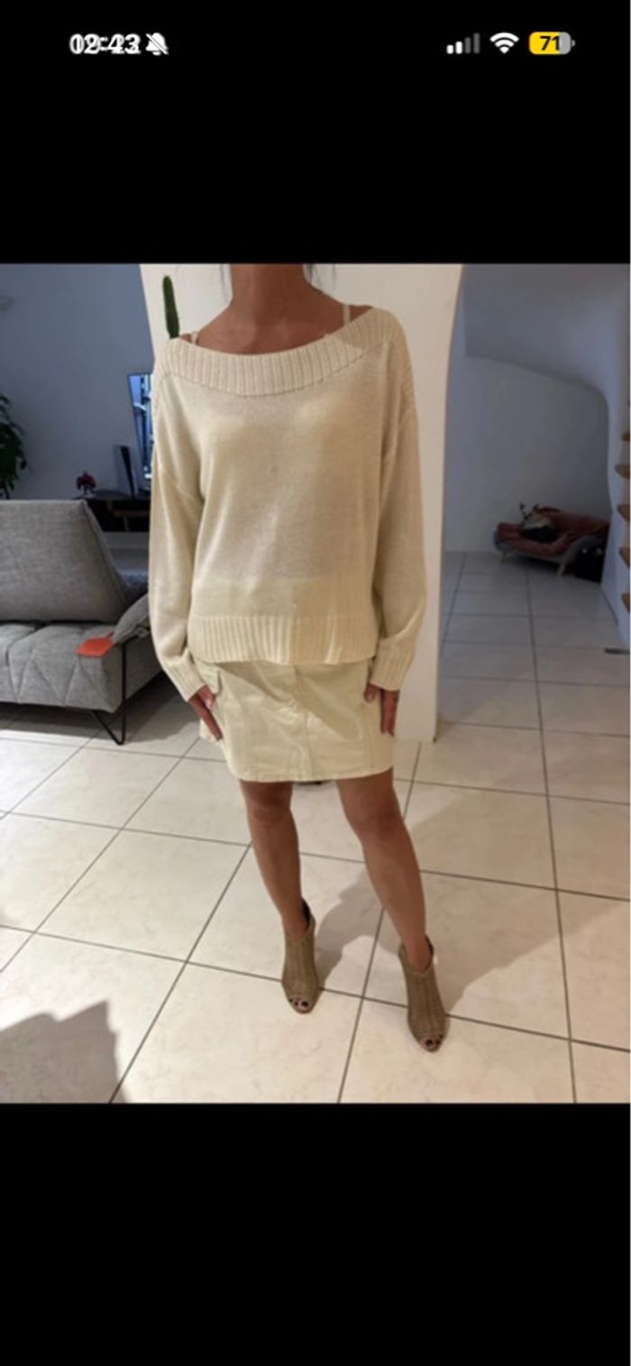 Pull crème stradivarius - photo numéro 2