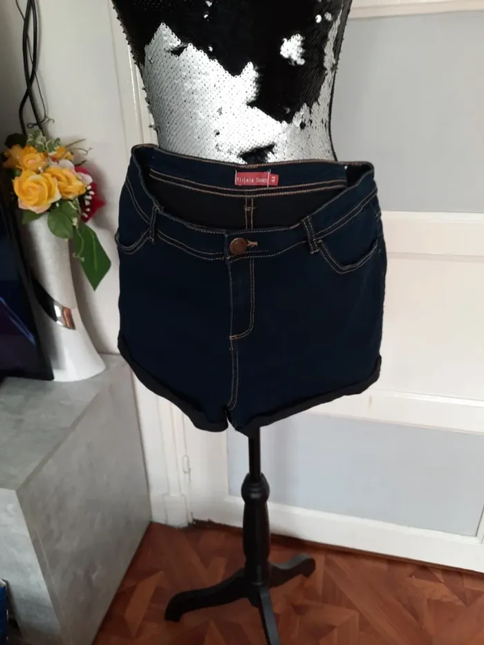 Mini short en jean's femme