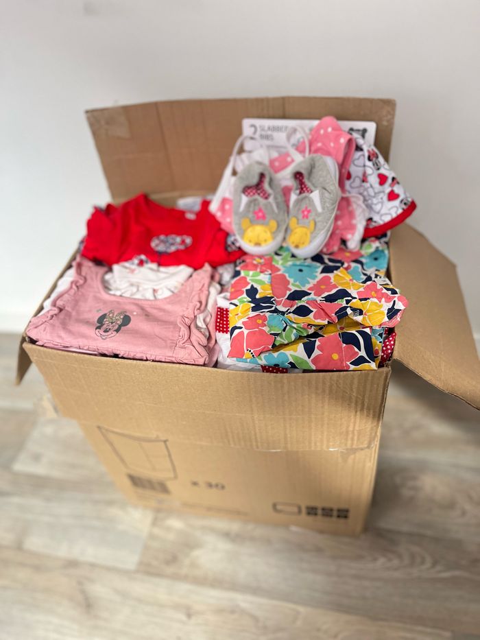 Gros lot de vêtements bébé fille été / mi-saison - photo numéro 3