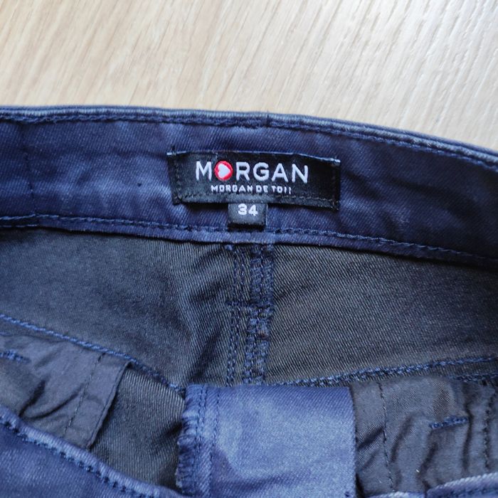 Jupe courte bleu brillant Morgan - photo numéro 3