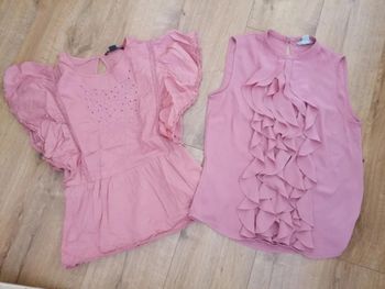 Lot hauts rose femme