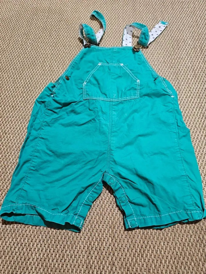 Combi-short petit bateau taille 18 mois