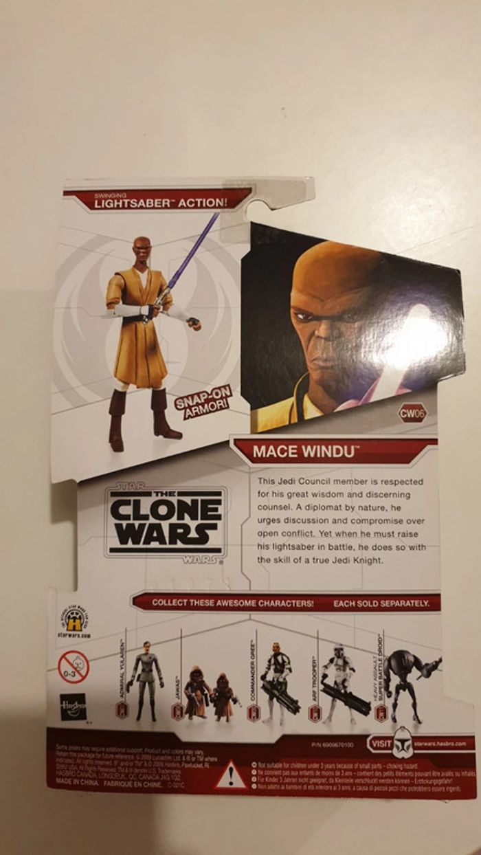 Figurine star wars : mace windu - photo numéro 2
