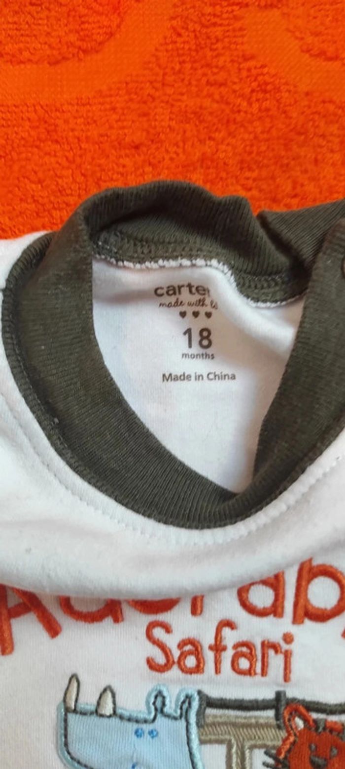 Tee-shirt manches courtes Carter 18 mois - photo numéro 3