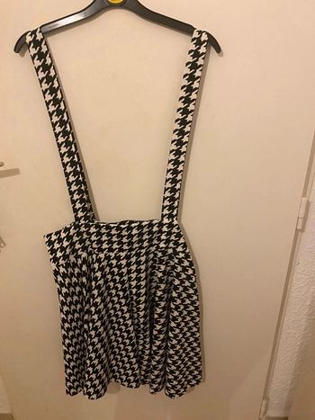 Robe noir et blanche pied de poule xl