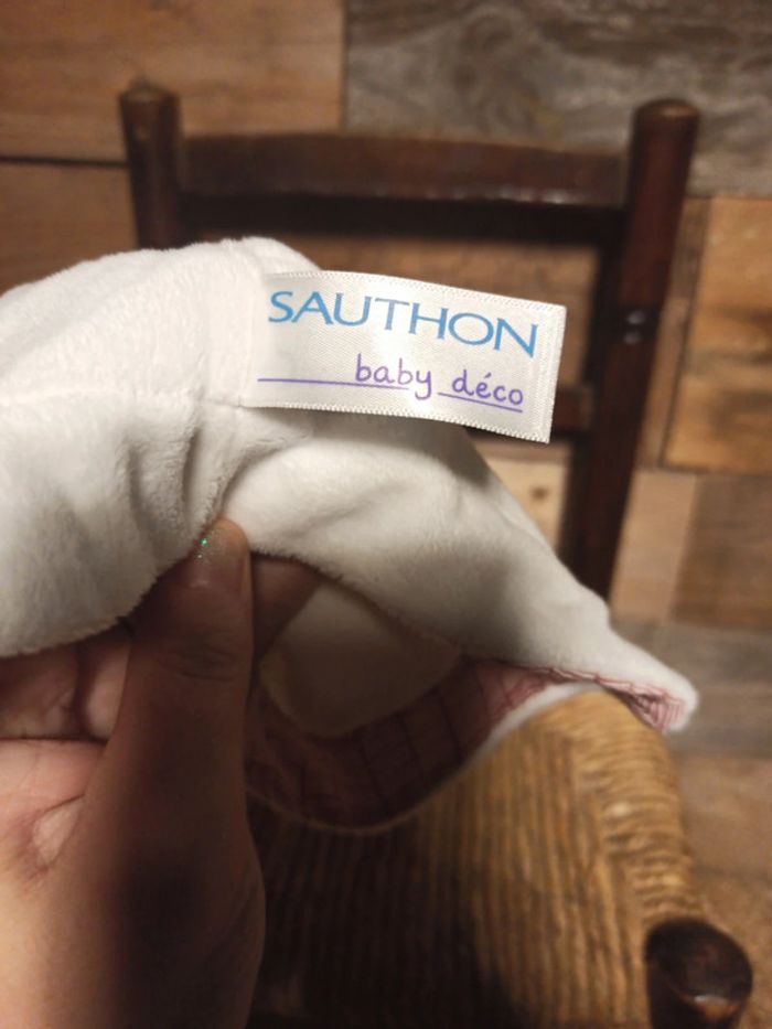 Doudou ours Sauthon timouki tbe - photo numéro 4