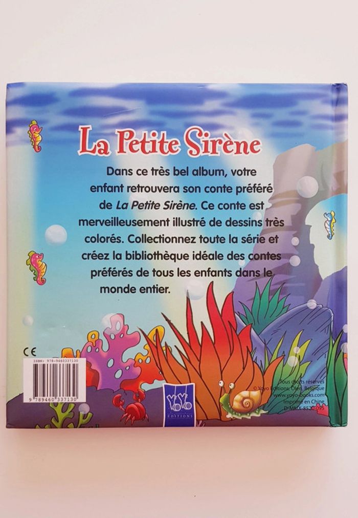 Livre La petite sirène - photo numéro 2