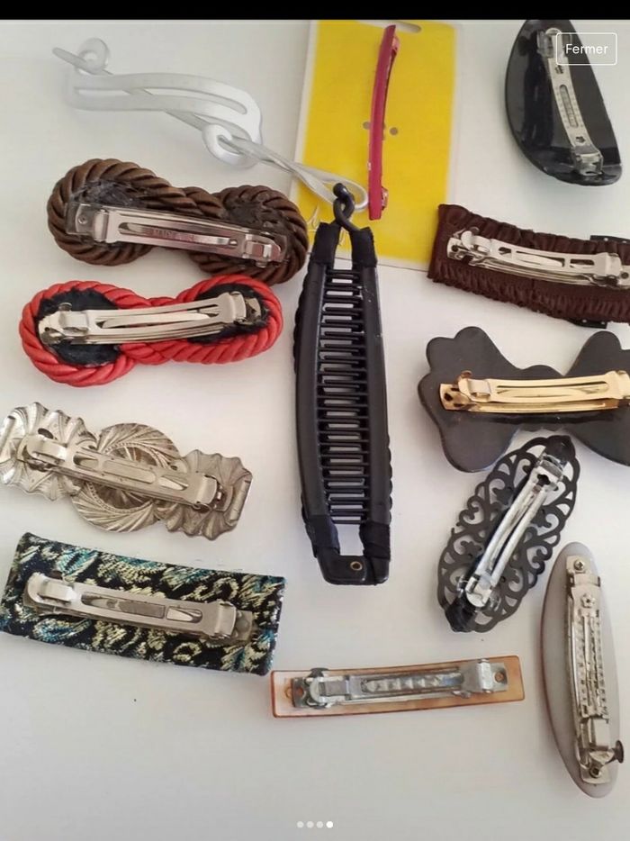 Lot de barrettes cheveux  différents modèles très bon état - photo numéro 3
