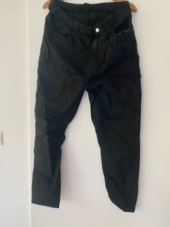 Jeans taille haute noir