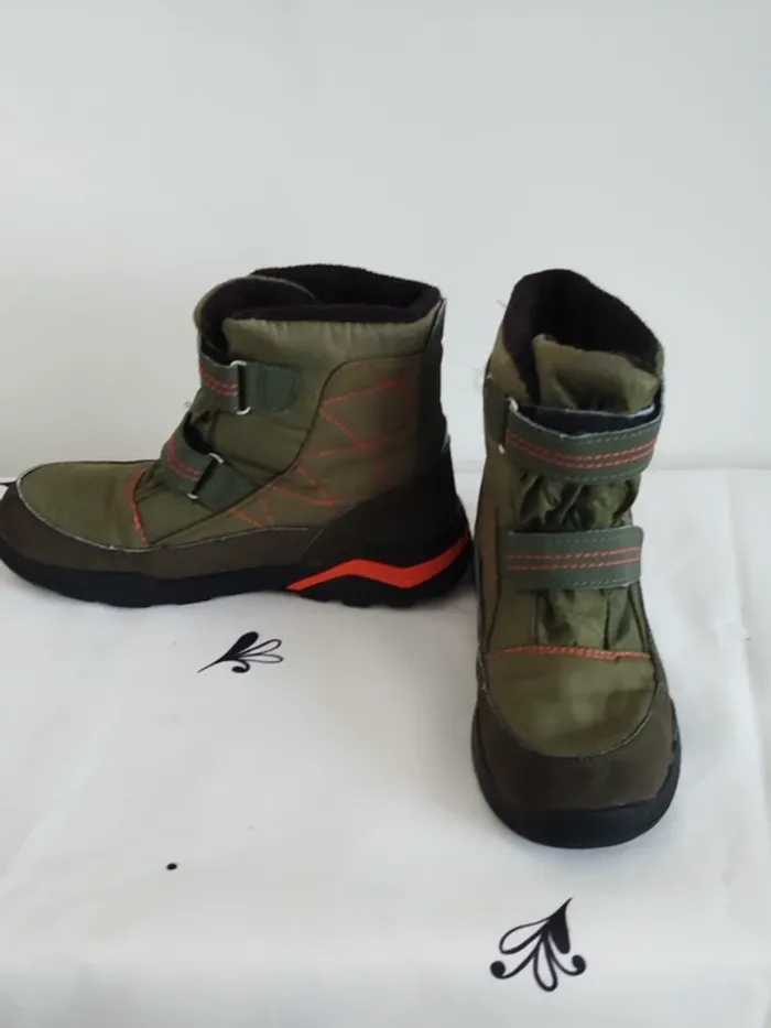 Bottes de neige Après-ski kaki Pepperts taille 36 - photo numéro 4