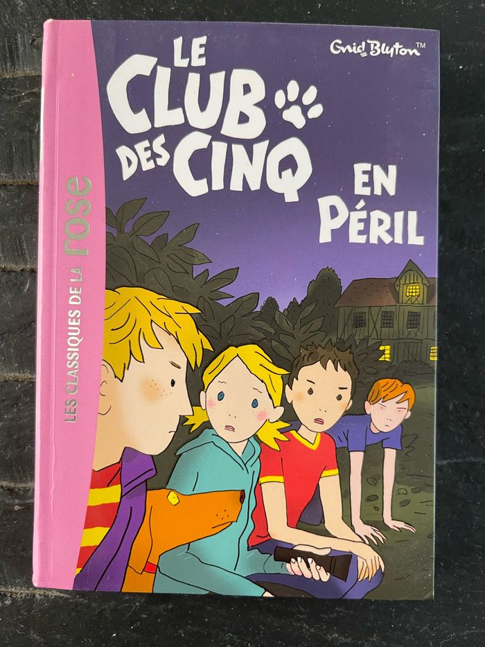Livre Le club des cinq en péril de Enid Blyton