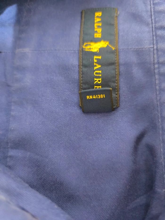 Chemise Ralph Lauren - Logo brodé premium - Bleu foncé, marine - Taille XL - photo numéro 10