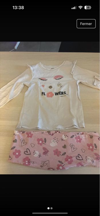 Lot pyjama fille 