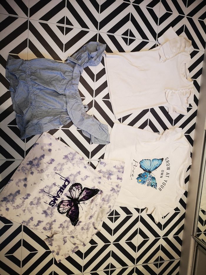 Lot tee shirts Fille 12ans - photo numéro 3