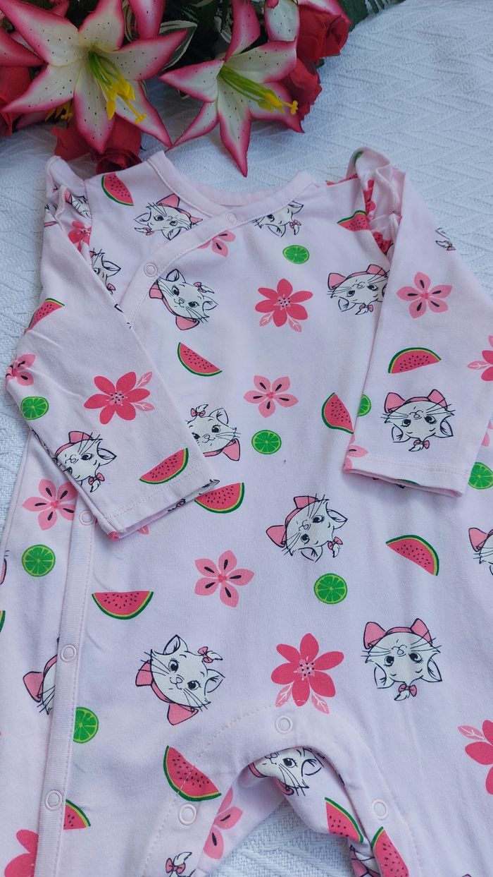 Lot de 3 dors-bien en jersey print Marie Disney pour bébé fille - photo numéro 2