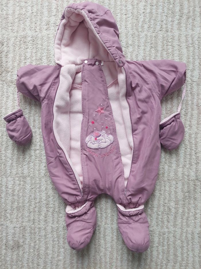 Combi pilote vieux rose