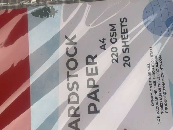 Lot  de 20 feuilles cartonnés - photo numéro 2