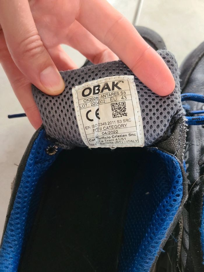 Chaussures de sécurité homme 43 - photo numéro 4